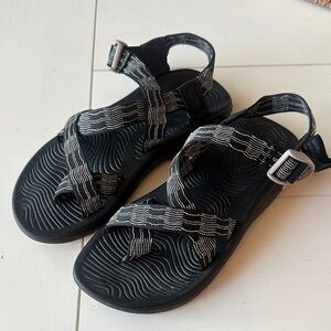 Chaco Black and Gray Women's Sandals